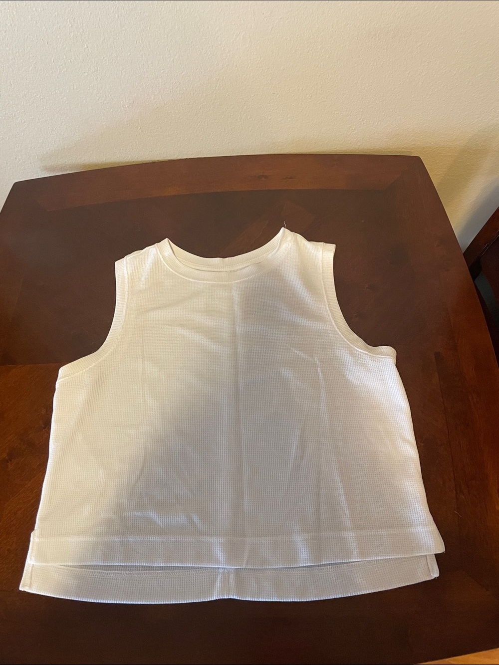 Cropped white tank